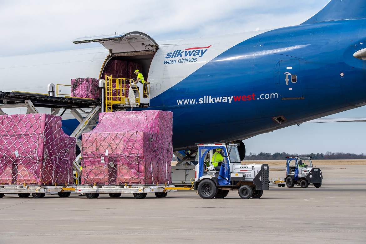 Silk Way West Airlines ramps up cargo at CVG Airport